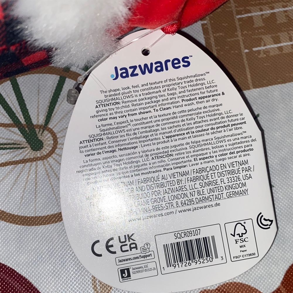 Squishmallows Eisenhower the Christmas Gnome Plush - Picture 4 of 5